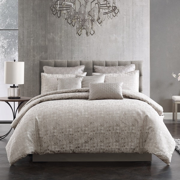 Riverbrook Home Genoa Gray 10 Piece Comforter Set - Grey - King