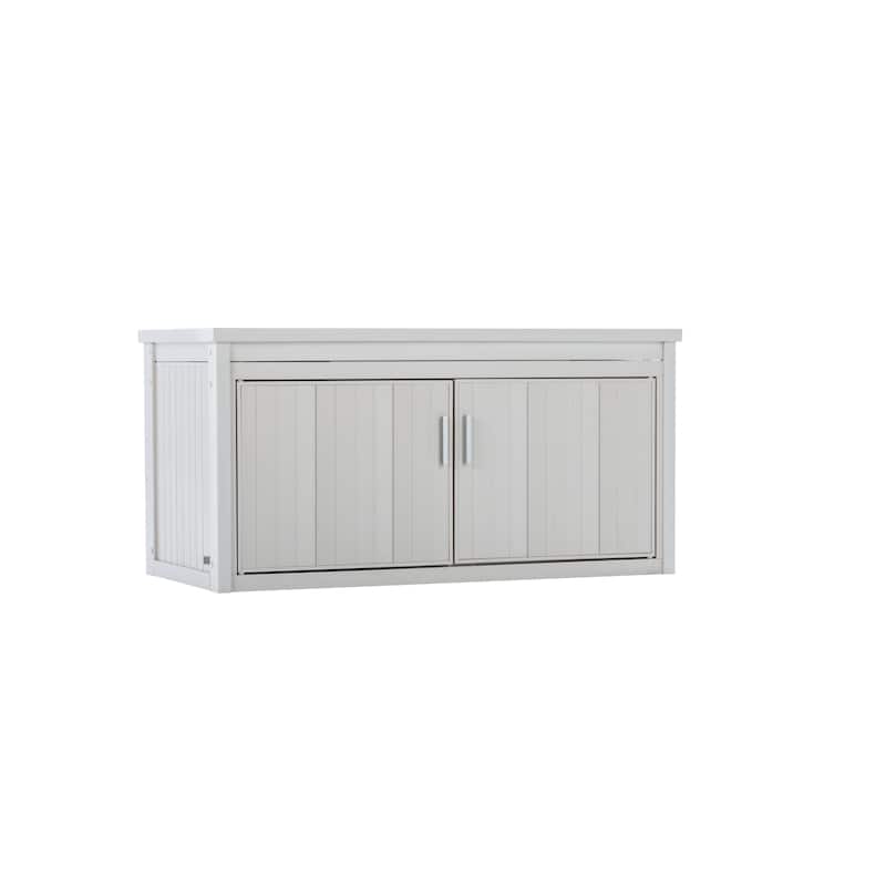 ECOFLEX LitterLoo Bench Cat Litter Box Cover - Antique White