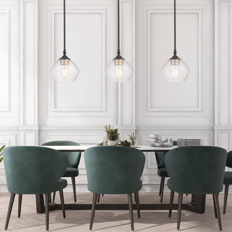 Globe Electric Harrow Single Light 8" Wide Mini Pendant