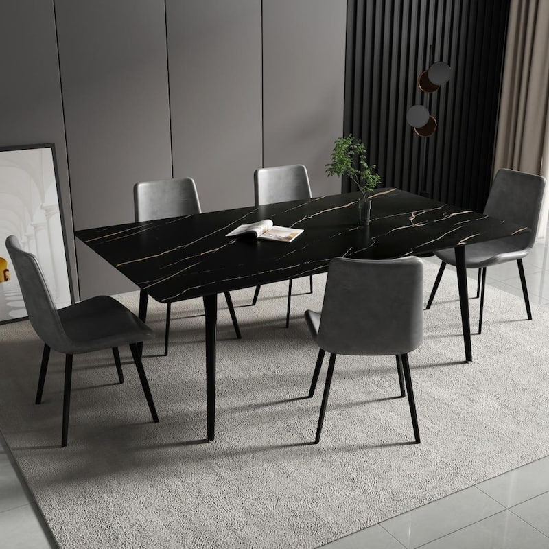 70.8'' Rectangle Dining Table with Stone Top