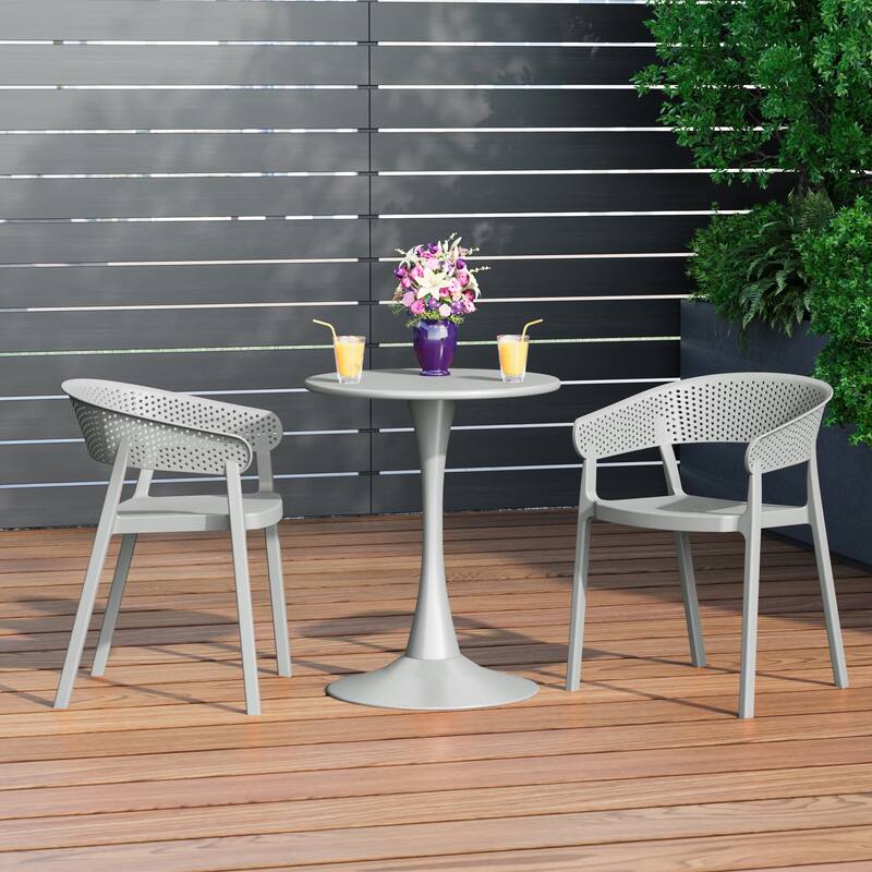 Frond and Form Outdoor Stacking Dining Armchair (Set of 2)
