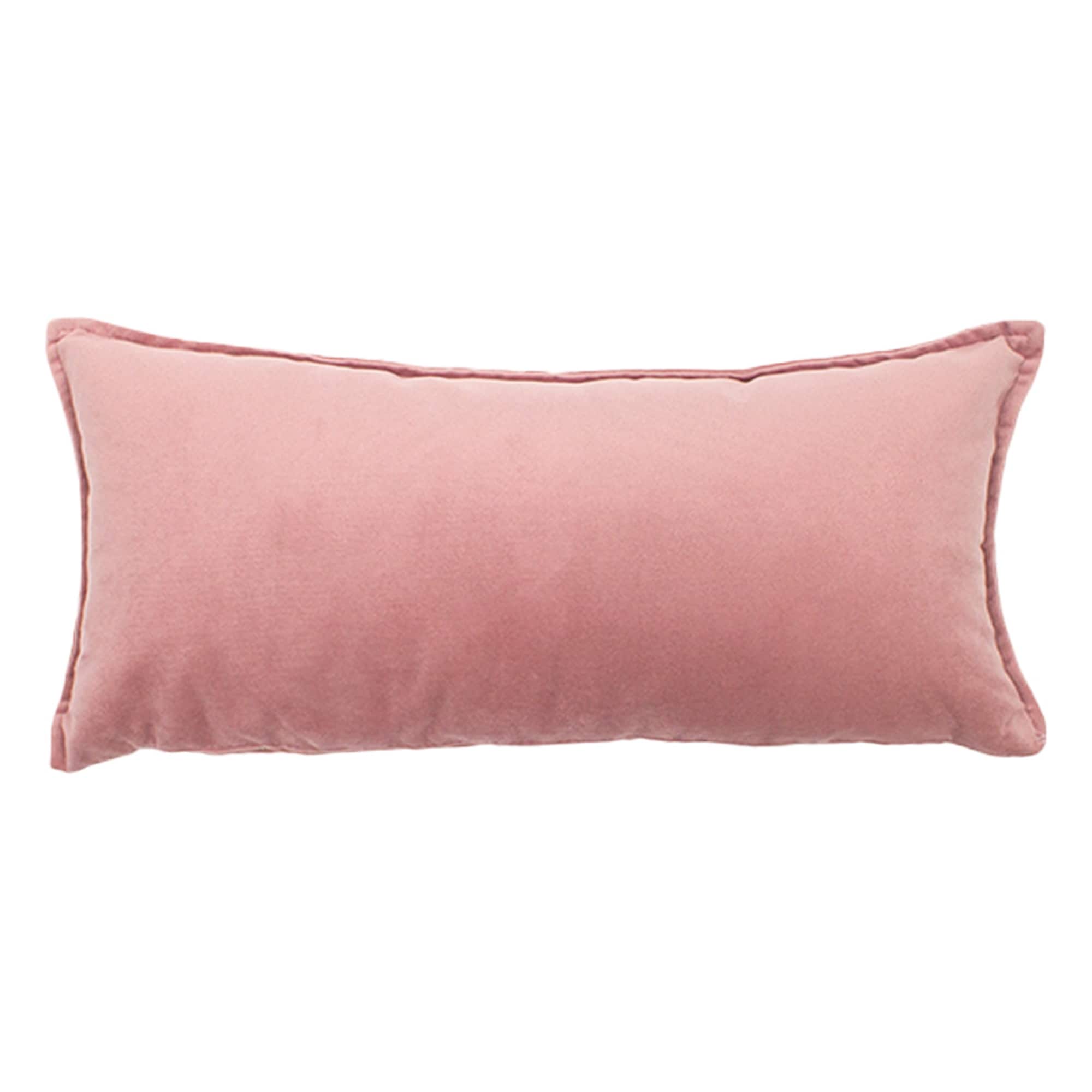 Jiti Indoor Modern Classic Solid Color Flange Edge Cotton Velvet Small  Rectangle Lumbar Pillows Cushions for sofa Chair 9 x 20 - On Sale - Bed  Bath & Beyond - 35789727