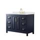 Option Dark Blue / Giotto Quartz Top / Brushed Gold