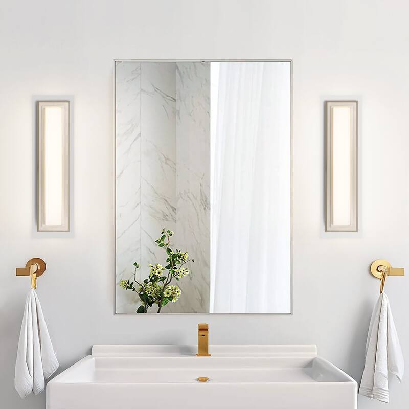 Purity 18" Brushed Nickel LED Bathroom Vanity Light