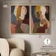preview thumbnail 39 of 59, Contemplation Dialogue Abstract Art Set Canvas Print by Art Remedy