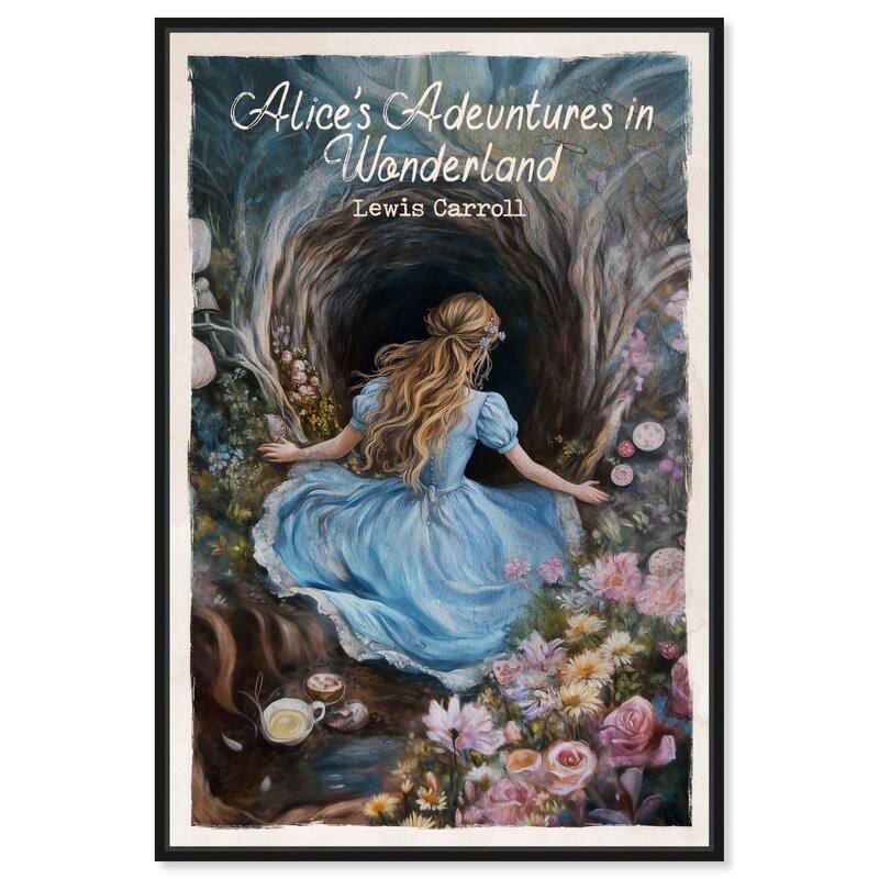 Alice Classic Canvas by Art Remedy - Black - 24" x 36"