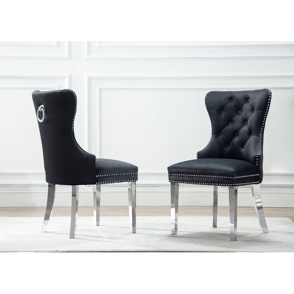 Best Quality Furniture Button Tufted Dining Chair. Opens flyout.