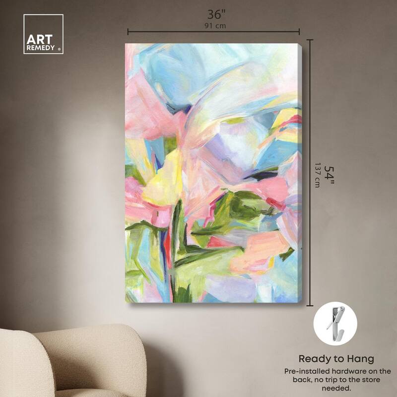 Blushing Promises Canvas by Art Remedy, Gallery Wrapped