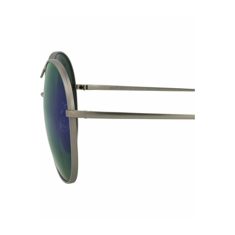 Maui Jim Round-Frame Titanium Sunglasses
