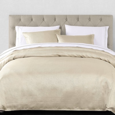 HiEnd Accents Marilyn Modern Bubble Metallic Jacquard Comforter Set, 3PC