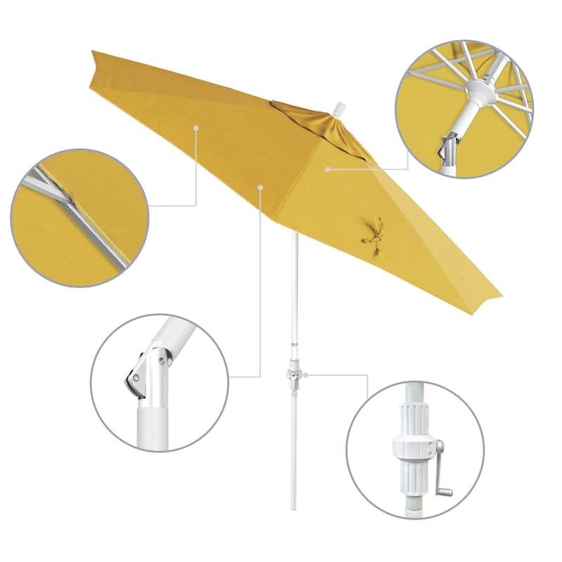 Okaloosa 9ft Deluxe Crank Lift Umbrella by Havenside Home, Base Not Included