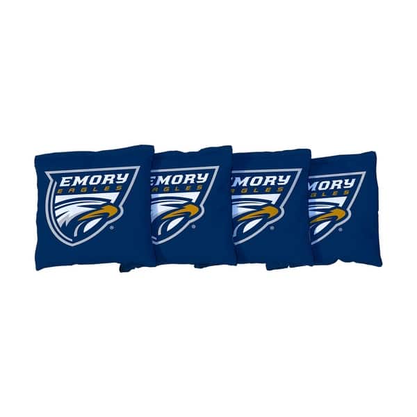 slide 2 of 3, Emory University Eagles Blue Cornhole Bags All-Weather Resin Filled