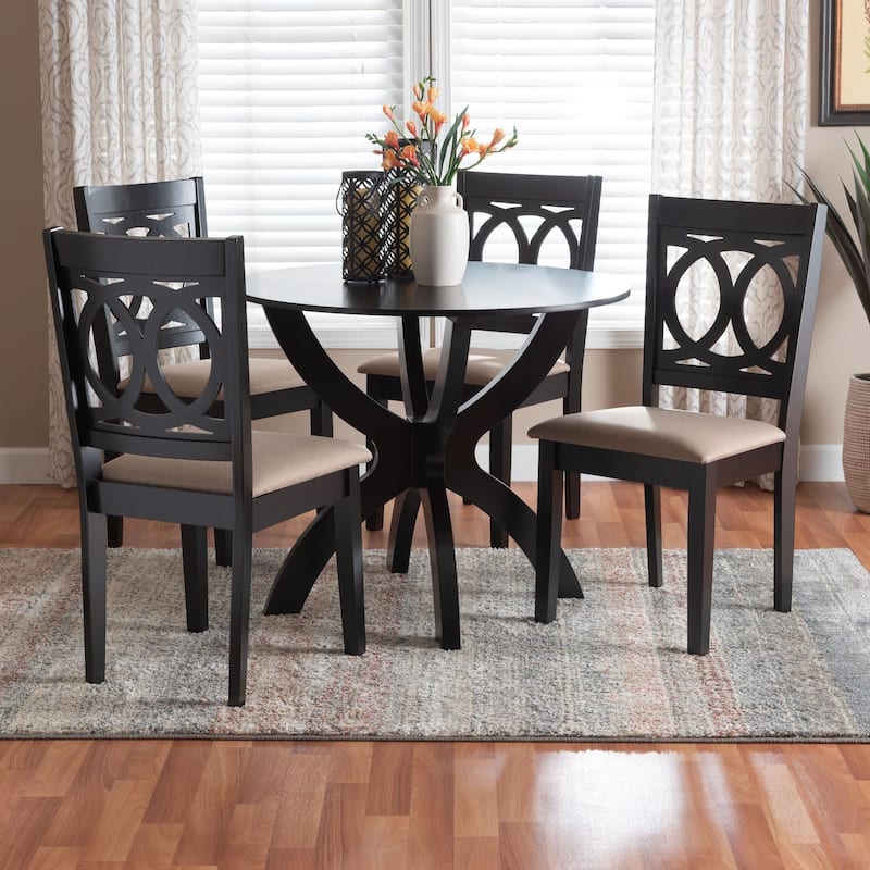 Rita Modern Wood 5-Piece Dining Set