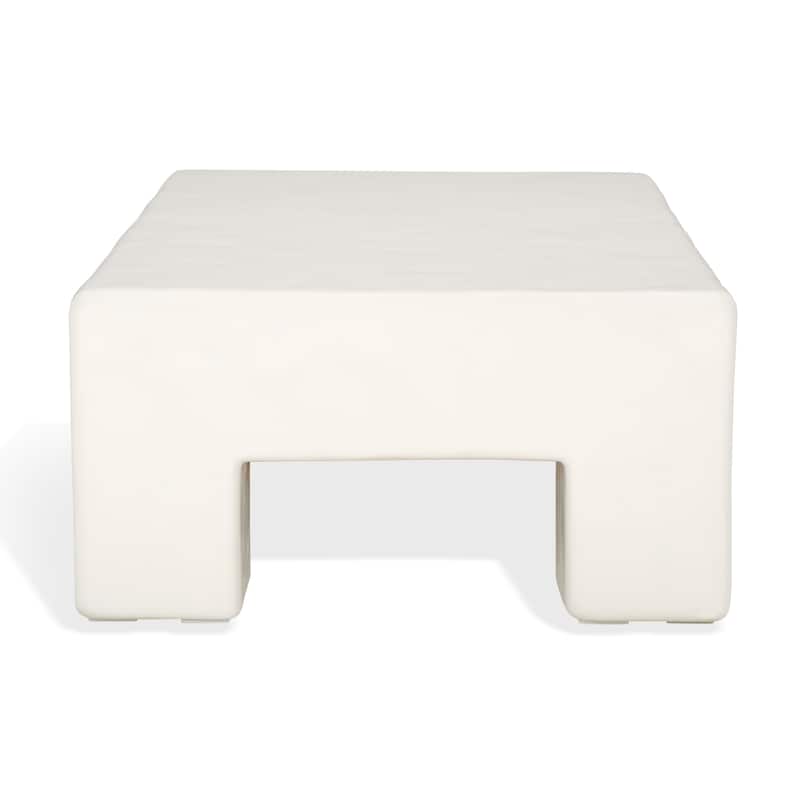SAFAVIEH Couture Branford Rectangle Concrete Coffee Table - 53"W x 32"D x 16"H