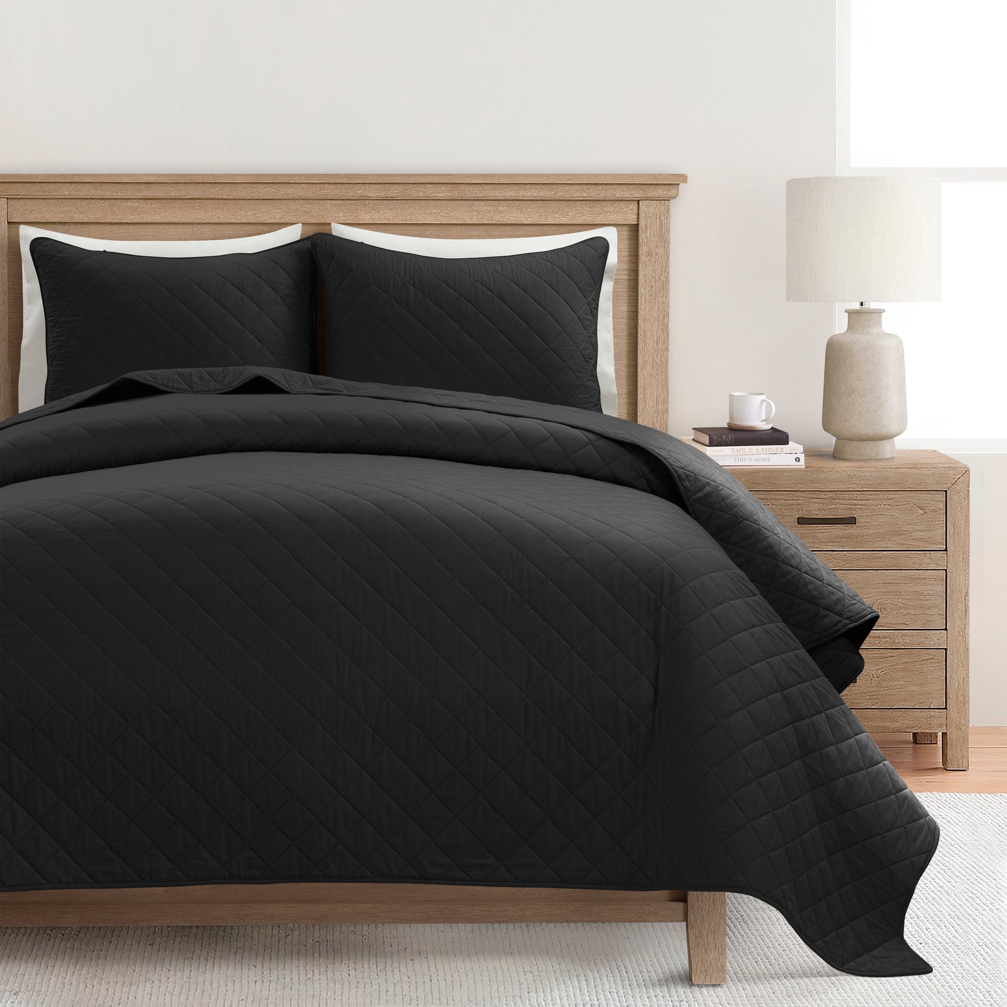 Copper Grove Balm Diamond Oversized Cotton 3-piece Quilt Set
