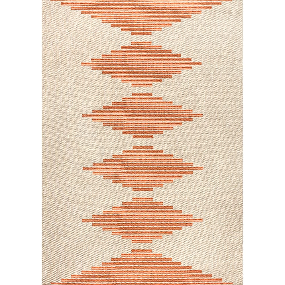 JONATHAN Y Castara Diamond Stripe Indoor/Outdoor Area Rug