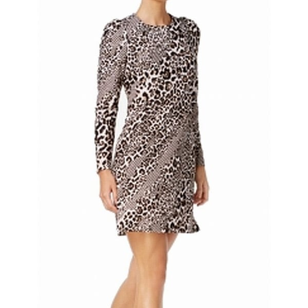 calvin klein brown dress