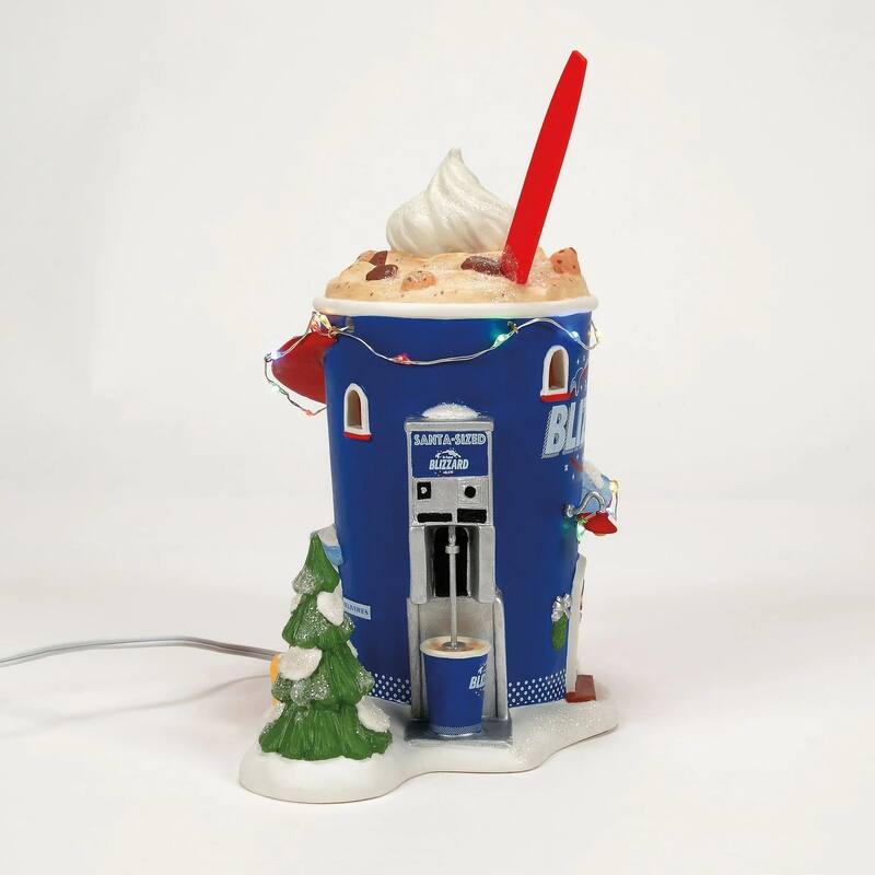 Department 56 North Pole Series Forecasting A Blizzard Lighted Building - 2pc - 6014532