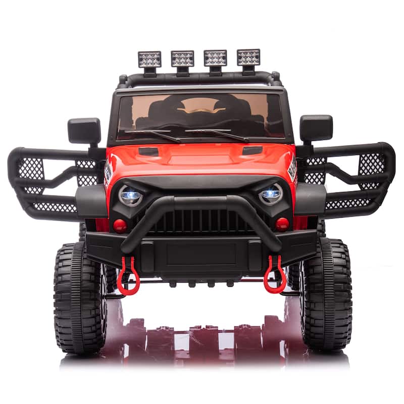24V Kids Ride On Car W/Parents Remote ControlAdjustable speedLarge display screen,Safety Belt for Kids Aged 3+