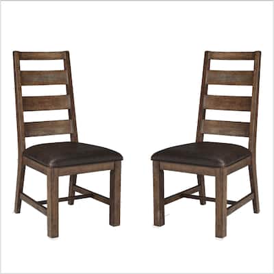 Taos Canyon Brown Rustic Dining Chair (Set of 2)