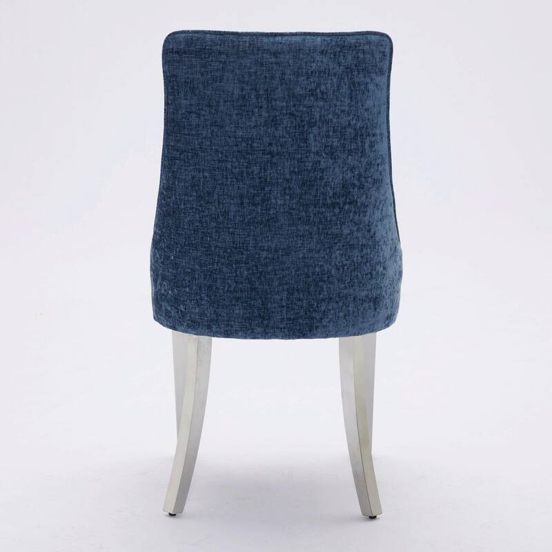 Rayon Cloth Flocking Chenille Dining Chairs