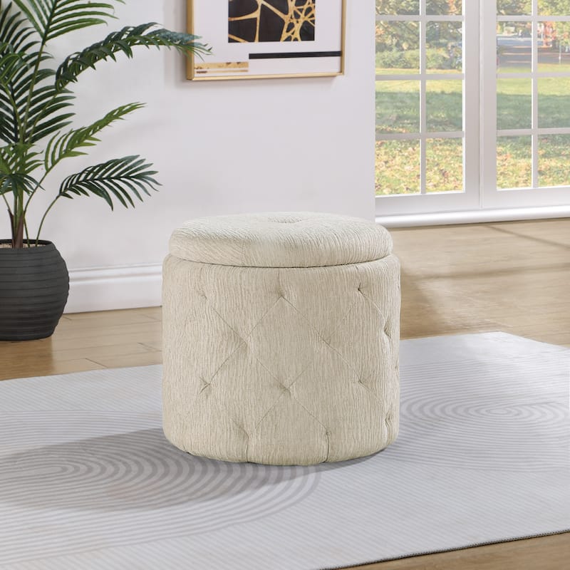Erindale Round Storage Ottoman