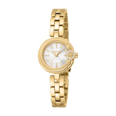 Roberto Cavalli Women RC5L096M0025 Quartz Watch - Gold-Tone