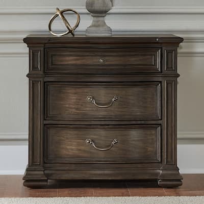 Liberty Furniture Provence Park Bedside Chest with Charging Station