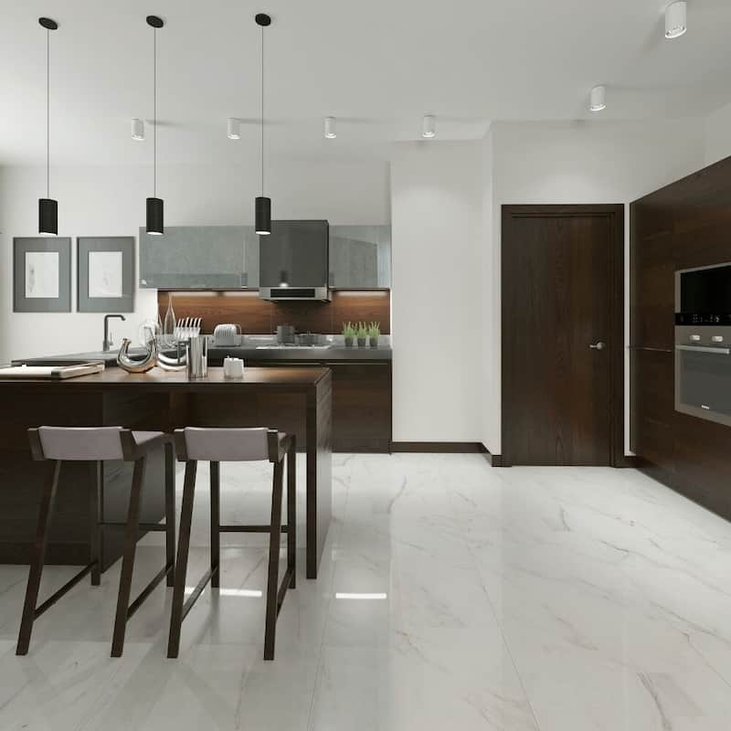 Huntington 12x24 White Matte Porcelain Tile - Floor, Wall - Large Format
