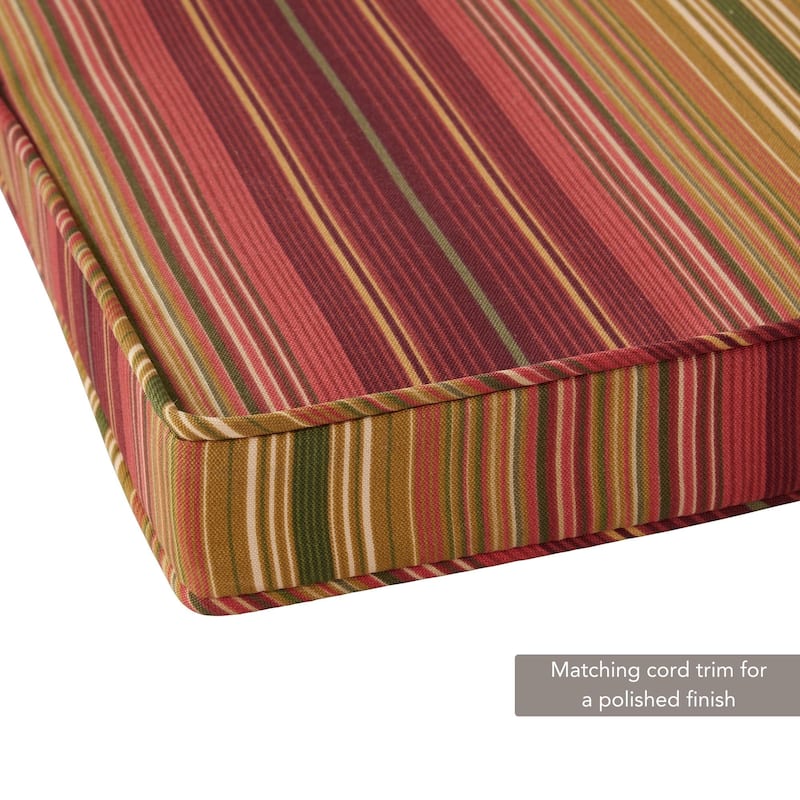 Greendale Home Fashions 18" Square Outdoor Chair Pad (Set of 2)