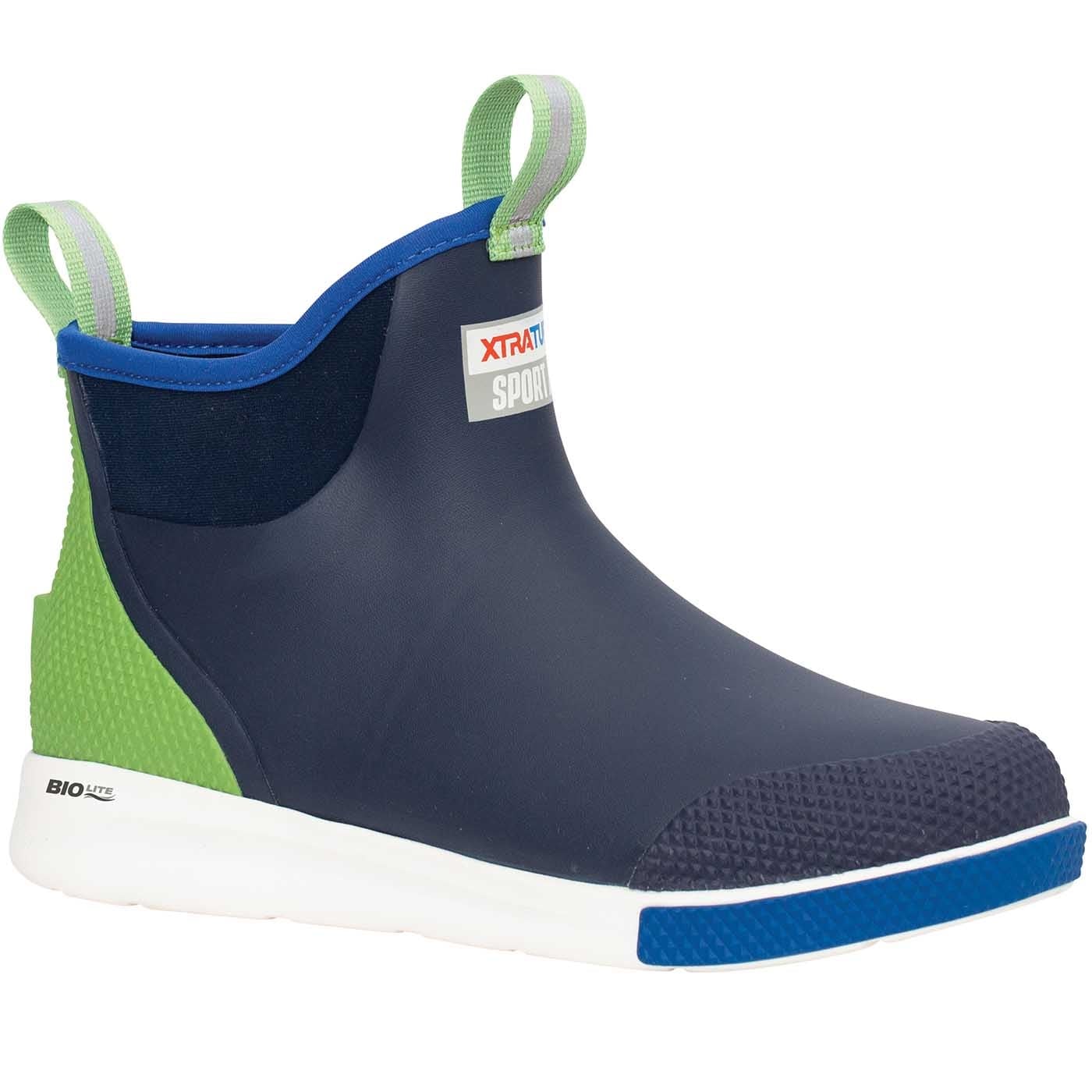 XTRATUF Men\'s Ankle Deck Boot Sport Waterproof Pull On Slip Resistant Navy Men main image 2