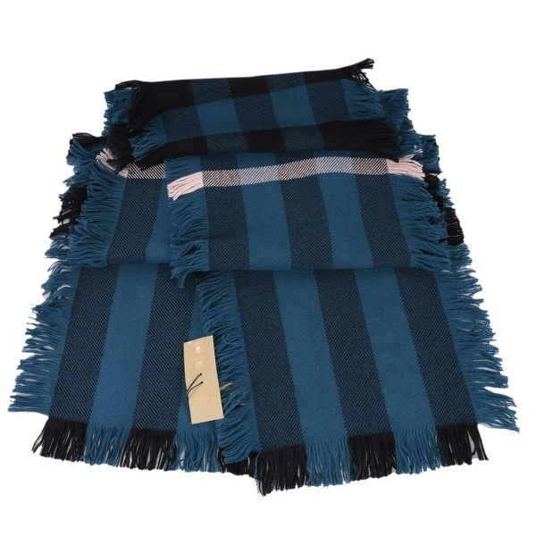 burberry half mega fashion wool fringe scarf
