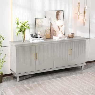 70.07" Large Size 4-Door Cabinet