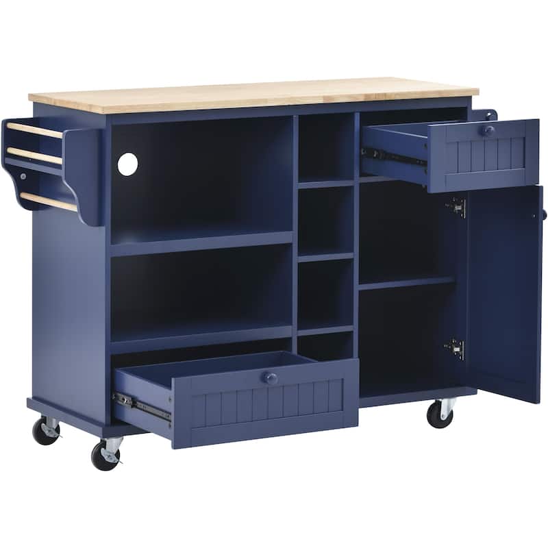 Kitchen Island Cart with Storage