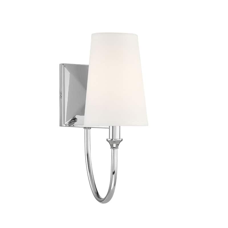 Savoy House Cameron 13" Tall Wall Sconce - Polished Nickel