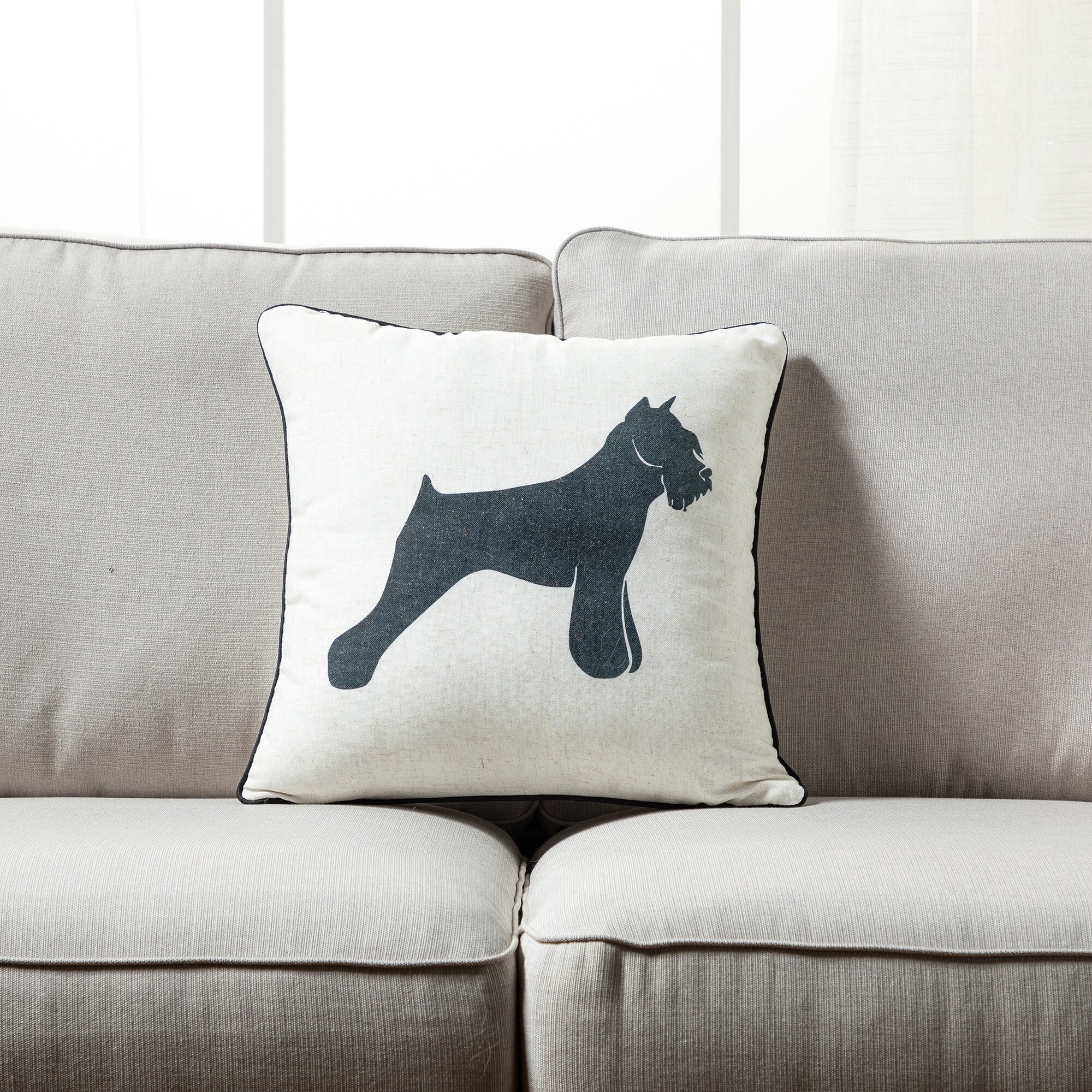 Peterson Artwares Home And Dog Throw Pillow Set Of 2