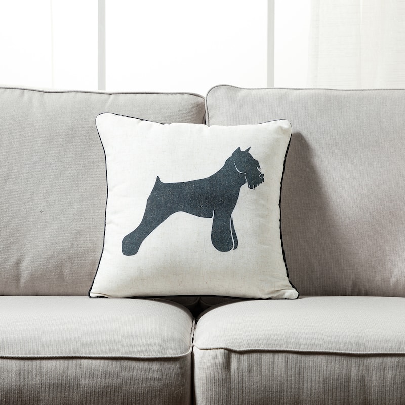 Home and Dog throw pillow - set of 2