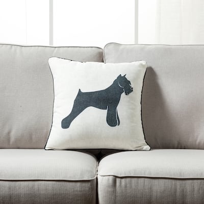 Home and Dog throw pillow - set of 2