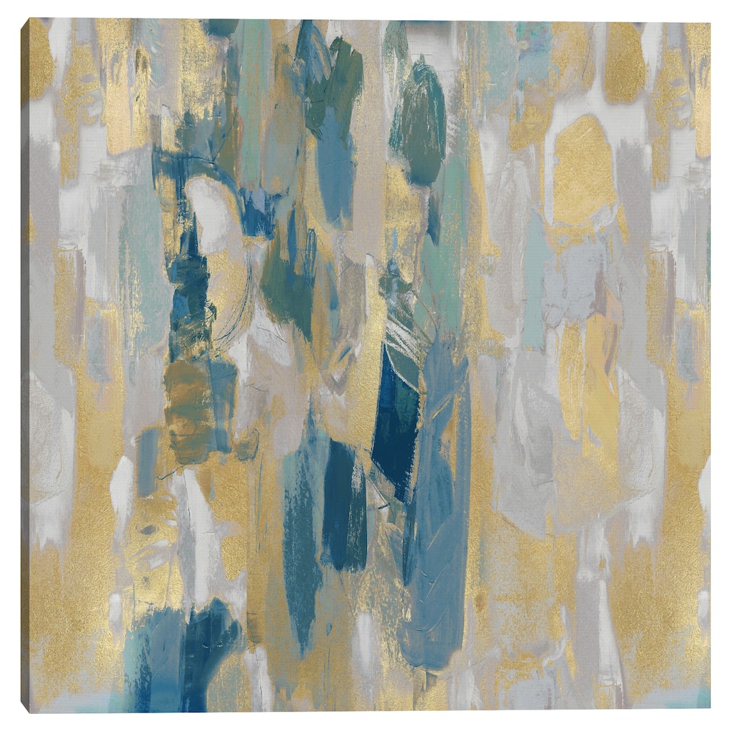 Reveal Teal I by Jennifer Martin Canvas Art Print