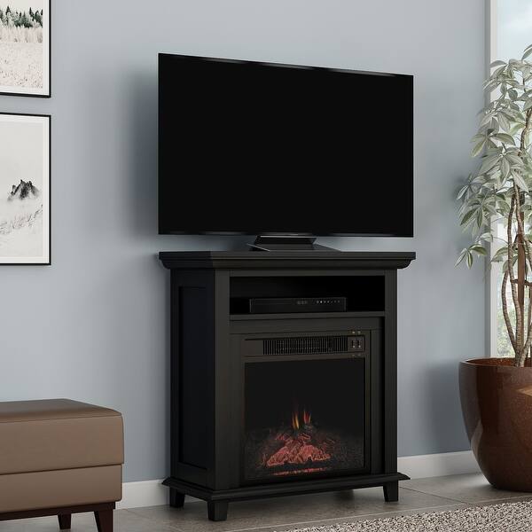 Shop Copper Grove Siavonga Electric Fireplace Tv Stand With Faux
