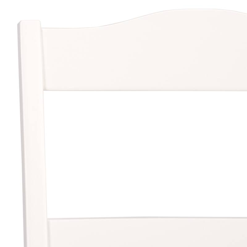 SAFAVIEH HOME Svetlana Ladder Back Side Chair - 18"W x 21"D x 40"H