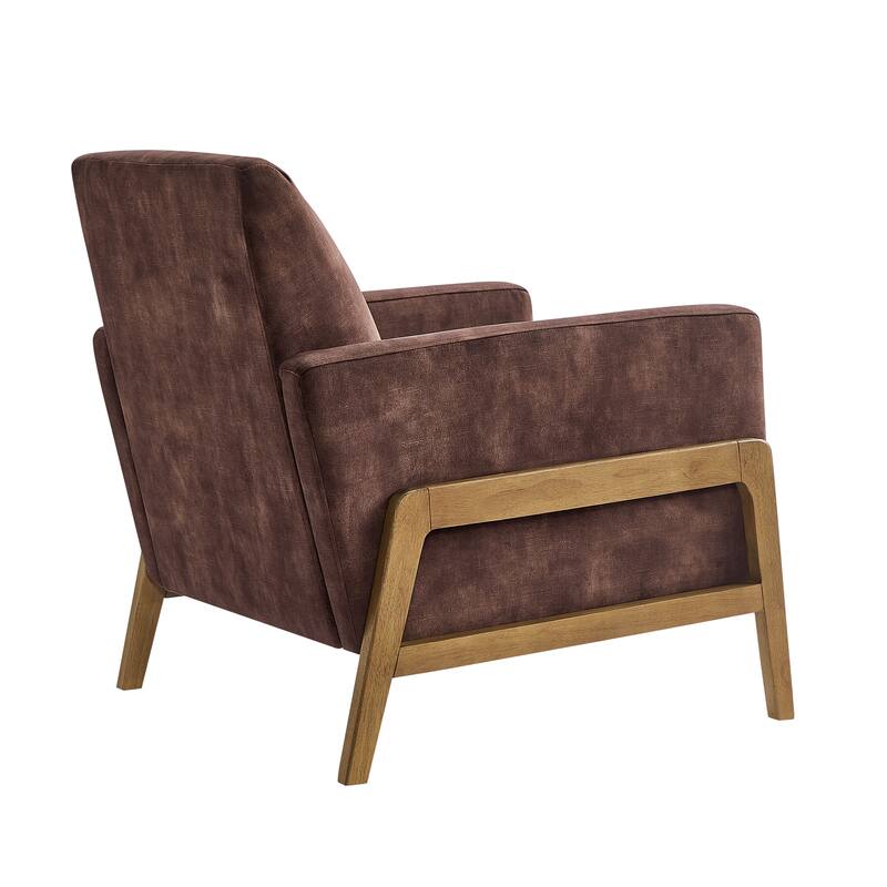 Margrate Wood Arm Tufted Back Accent Chair by Greyson Living