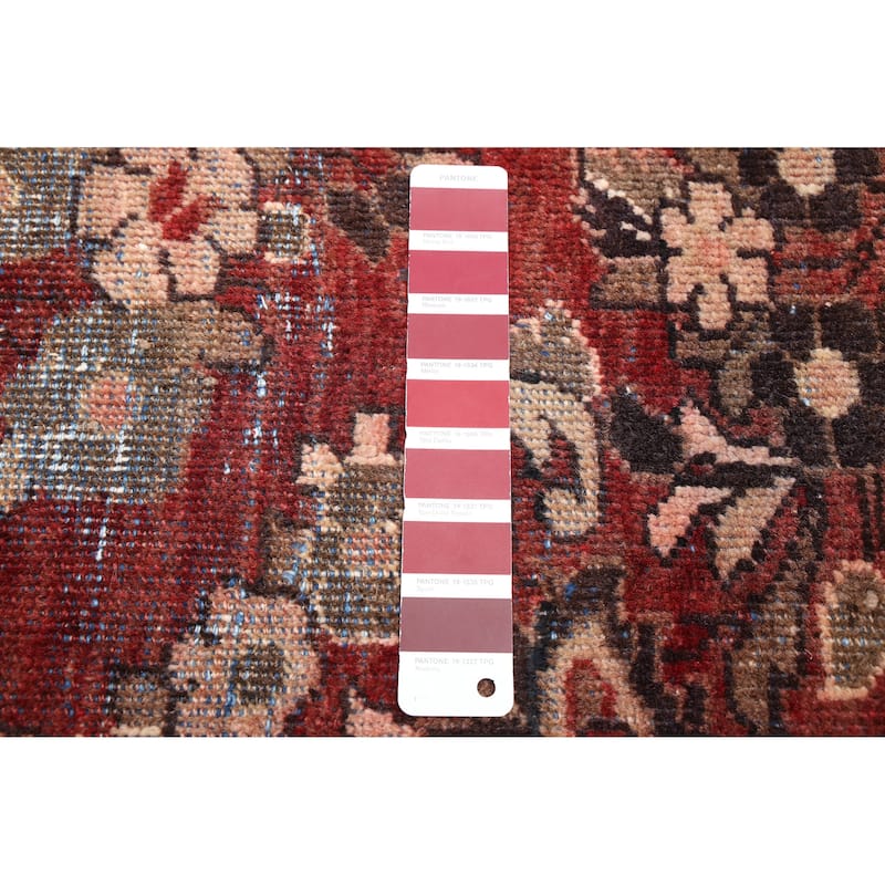 ECARPETGALLERY Hand-knotted Antalya Vintage Dark Red Wool Rug - 3'10 x 6'0