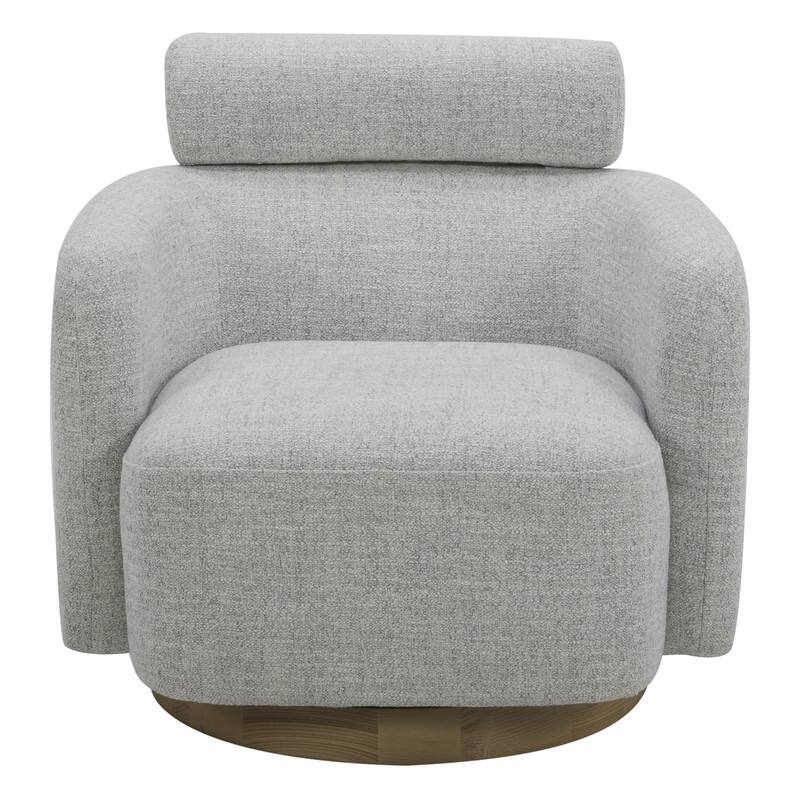 Spruce & Spring Ray Modern Swivel Accent Barrel Chairs