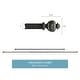 preview thumbnail 15 of 33, 1-Inch Decorative Modern Urn Finial Curtain Rod by Lavish Home