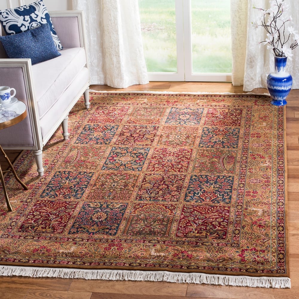 SAFAVIEH Royal Kerman Hand-Knotted Polymnia Traditional Wool Rug