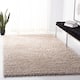 SAFAVIEH August Shag Veroana Solid 1.5-inch Thick Rug - 3' x 5' - Beige
