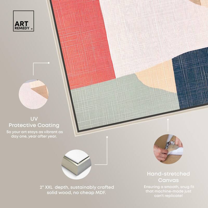 Planar Patchwork II Canvas by Art Remedy