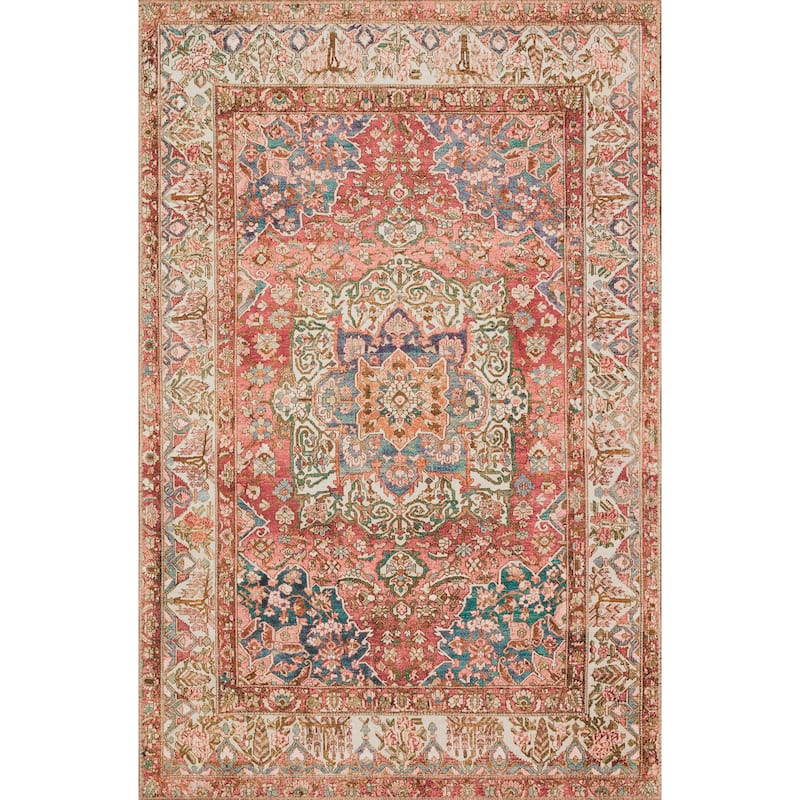 Alexander Home Dhanya Vintage Medallion Area Rug