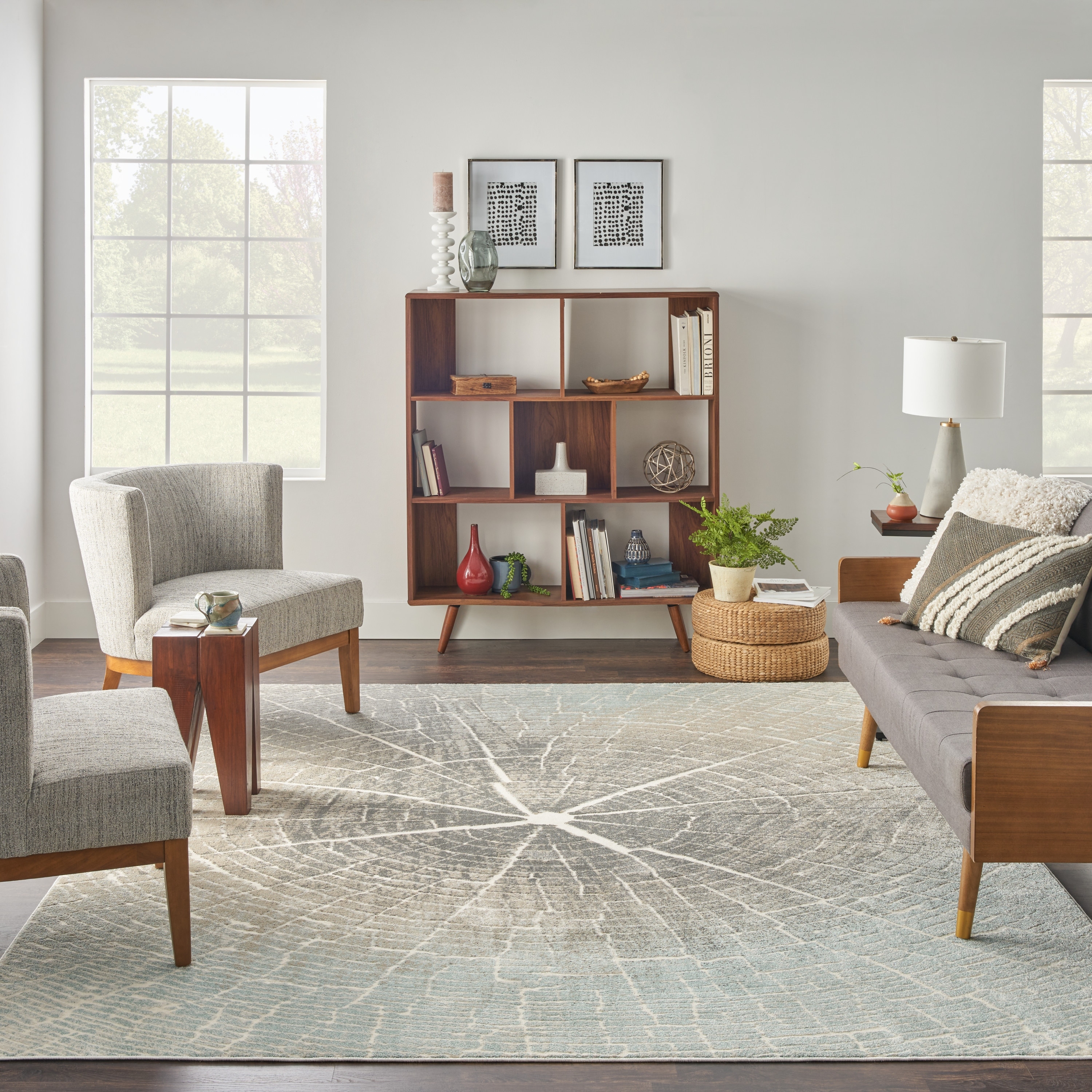 Nourison Soma Contemporary Abstract Glam Area Rug